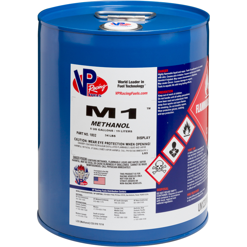 VP Racing Fuel M1 Methanol - 5Gal Pail